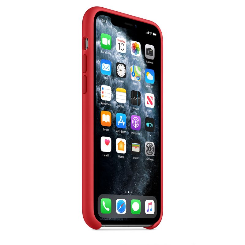 Чохол Silicone Slim Weaving для iPhone 11 Red